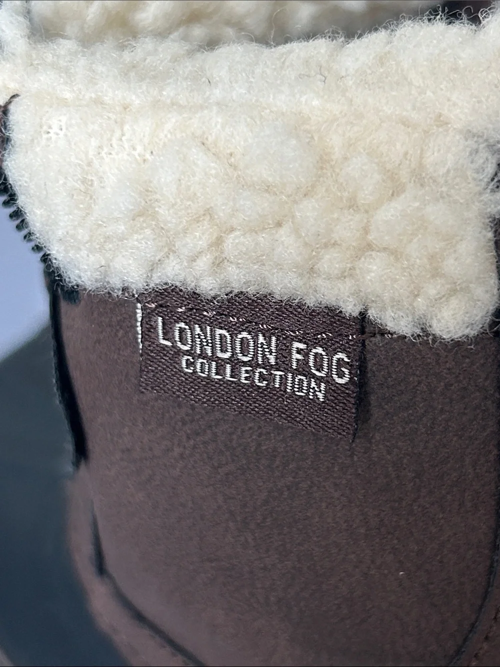 London Fog Collection Kids Brown Oxford Cold-Weather Snow Boots Sz 5 and 10